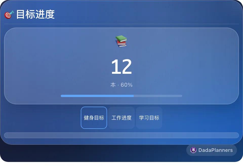 目标进度条