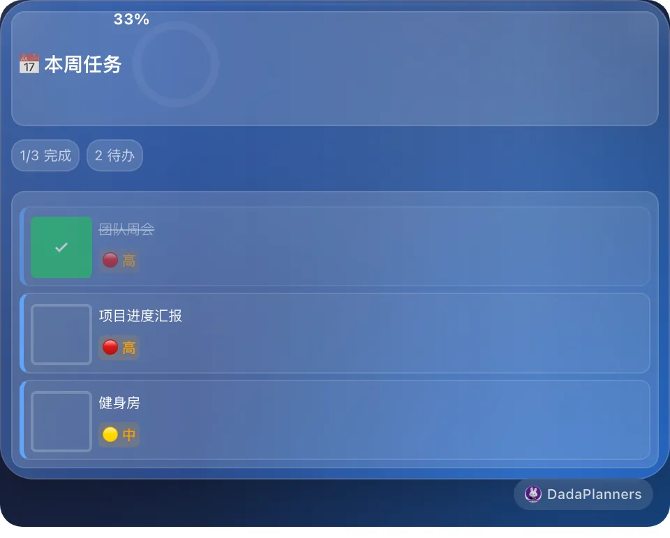 周任务